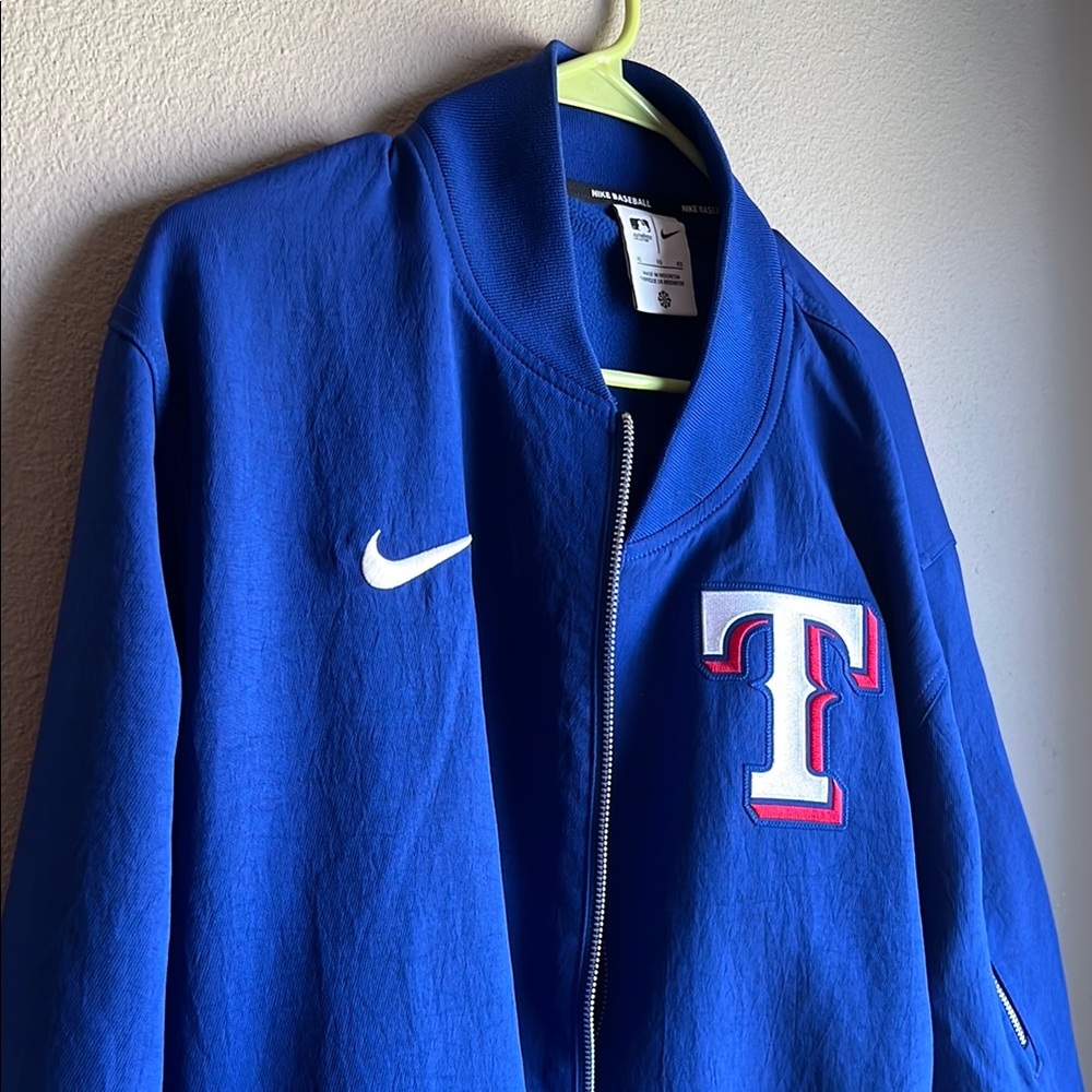 Nike Texas Rangers Authentic Collection Full-Zip Bomber Jacket - Picture 5 of 7